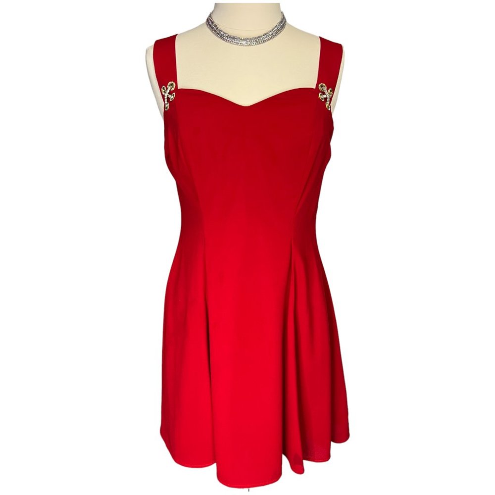 Vintage short red dress